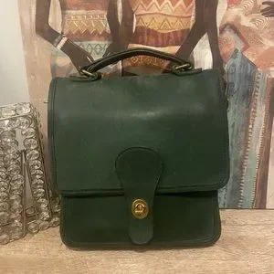 バッグ Vintage Coach Station Bag Olive Vintage Coach Station Bag | Style 5130 | Bottle Green | Made